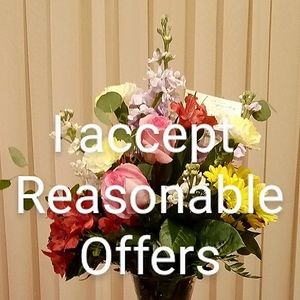 I accept reasonable offers.